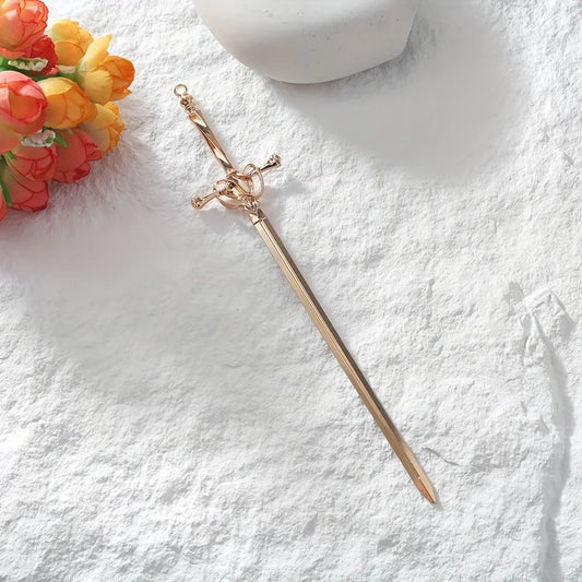Golden Sword Hair Stick